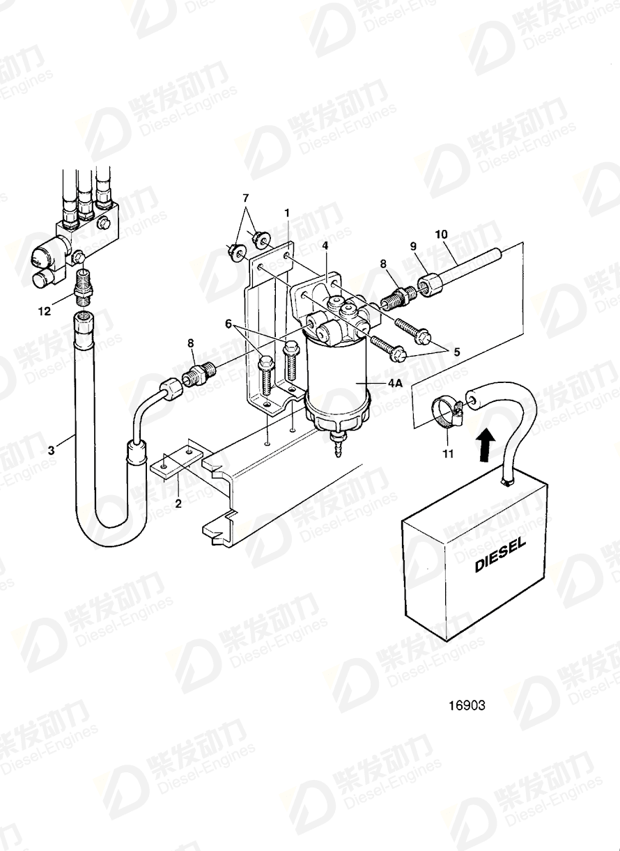 volvo penta Filter 8159975 Drawing volvo penta Filter 8159975 Drawing